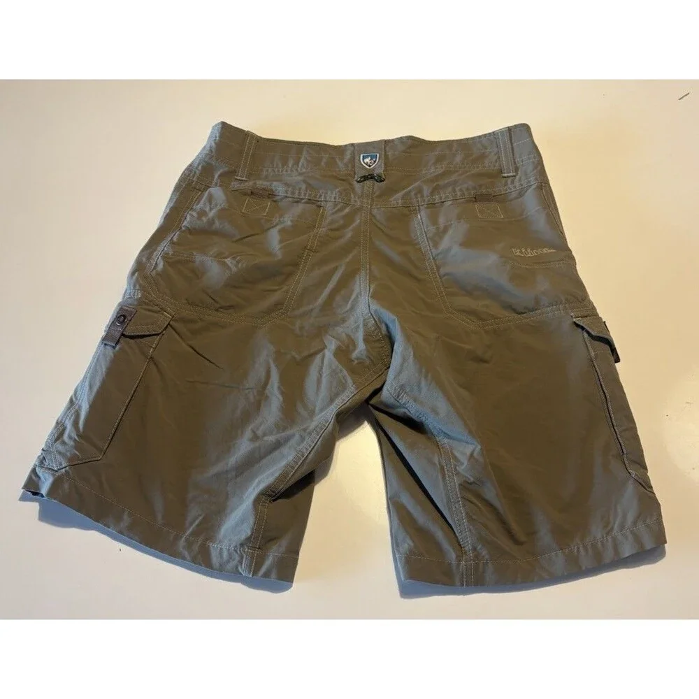 Kuhl Outdoor Shorts Men Size 30 Gray Nylon Stretch